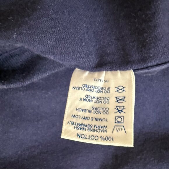 VTG Washington DC T Shirt Size L Single Stitch 1993 Blue American Crest Eagle St - Picture 11 of 12